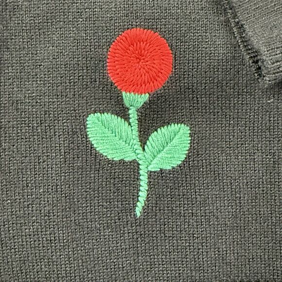 NEW Voodoo Vixen Retro Vintage inspired Cherries Embroidered Cardigan Sweater - Picture 4 of 10